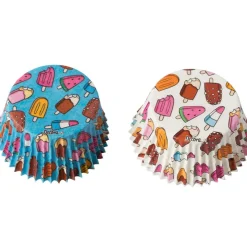 Decora Cupcake Vormpjes IJsjes Ø50x32(h)mm 36 stuks* Bakvormen Papier