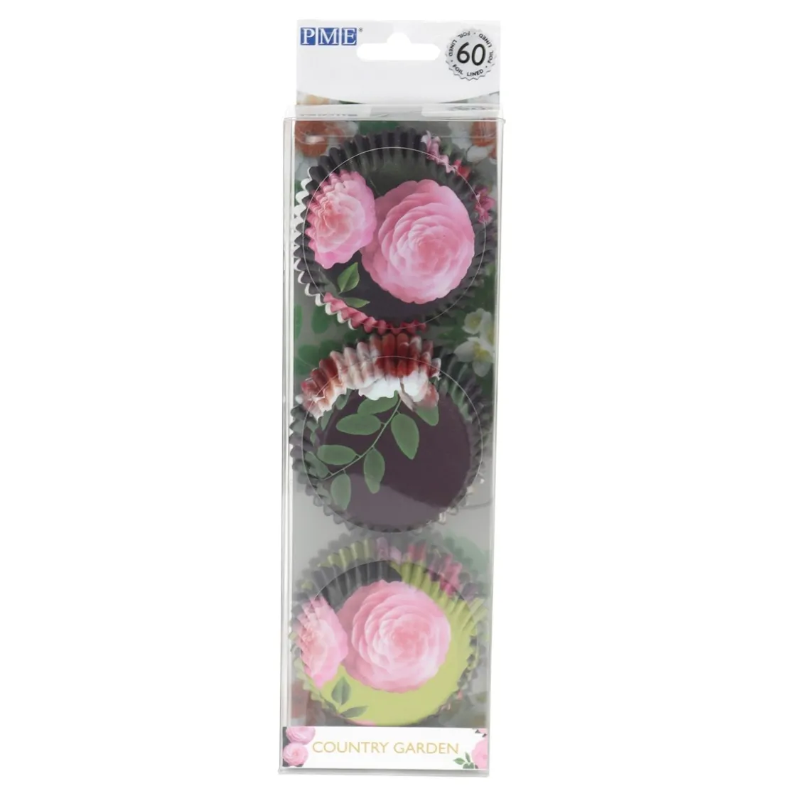 PME Cupcake Vormpjes Bloemmotief 60 stuks* Bakvormen Papier