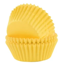 PME Cupcake Vormpjes Geel 60 stuks* Bakvormen Papier
