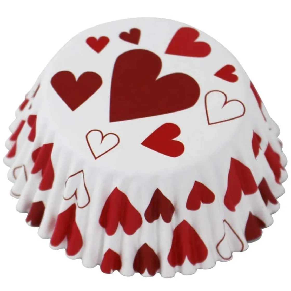 PME Cupcake Vormpjes Hartjes 30 stuks* Bakvormen Papier