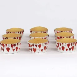 PME Cupcake Vormpjes Hartjes 30 stuks* Bakvormen Papier