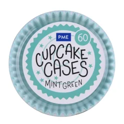 PME Cupcake Vormpjes Mint Groen 60 stuks* Bakvormen Papier