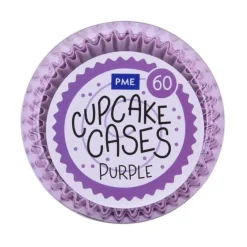 PME Cupcake Vormpjes Paars 60 stuks* Bakvormen Papier