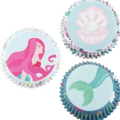 PME Cupcake Vormpjes Zeemeermin 60 stuks* Bakvormen Papier