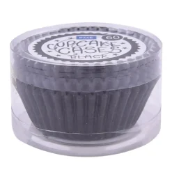 PME Cupcake Vormpjes Zwart 60 stuks* Bakvormen Papier