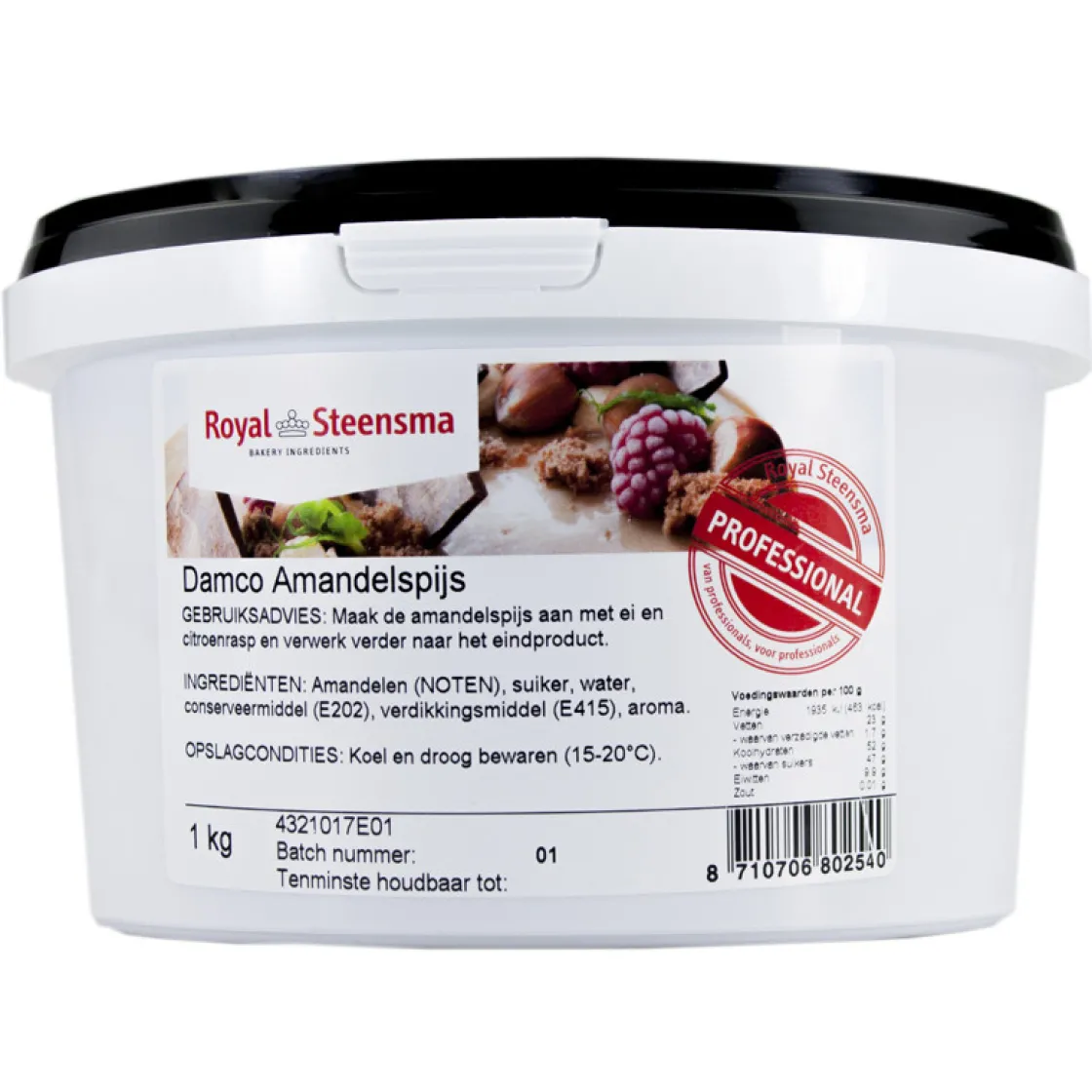 Damco Amandelspijs 1kg* Amandelspijs