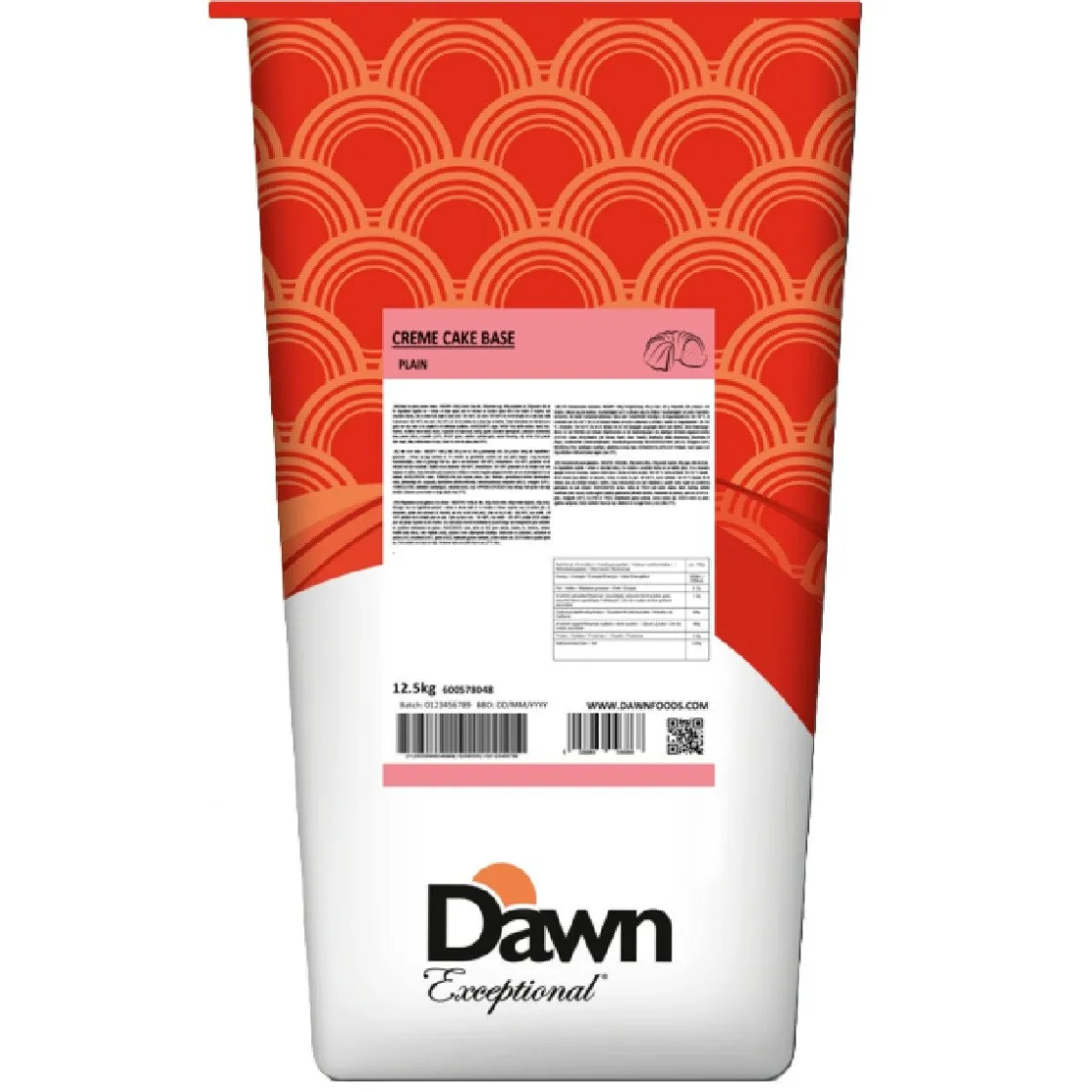Dawn Crème Cakemix 12,5kg* Banketmixen|Bekijk Alle Mixen