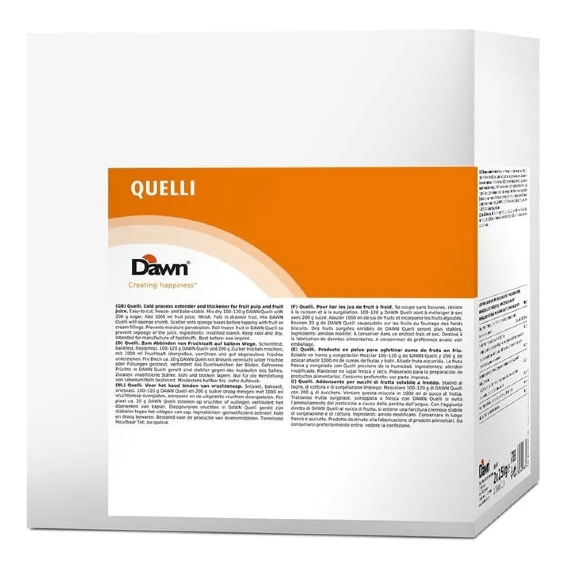 Dawn Quelli 2,5 kg* Hulpstoffen En Bindmiddelen|Hulpstoffen