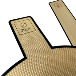 De Keukenbij Herbruikbaar Bakpapier Rond Siliconen Ø20cm* Bakhulpmiddelen