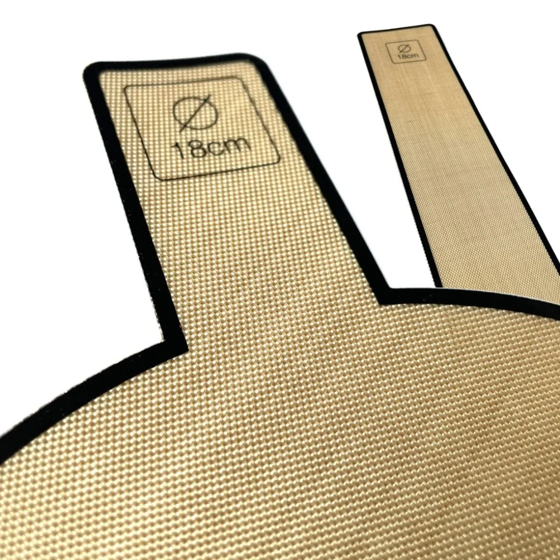 De Keukenbij Herbruikbaar Bakpapier Rond Siliconen Ø18cm* Bakhulpmiddelen