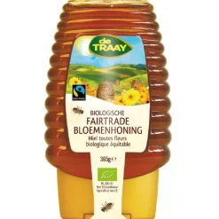 De Traay Bloemenhoning Fairtrade Biologisch 365g*** Suiker En Zout|Smaakstoffen