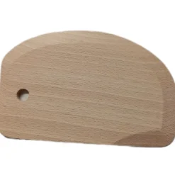 Overig Deegkrabber Hout Ovaal 13x8cm* Krabbers En Deegstekers