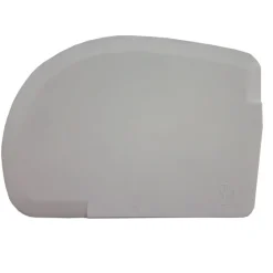 Martellato Deegkrabber kunststof a-symmetrisch flexibel 120x86mm* Krabbers En Deegstekers