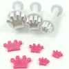 Dekofee Koekjesuitdrukker Mini Kroon 3stuks* Figuur Stekers