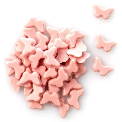 Dobla Chocolade Sprinkles Vlinders Roze (1 kilo)*** Eetbare Strooisels|Chocolade Decoraties