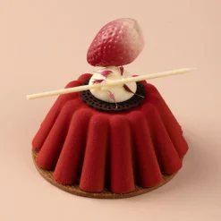 Dobla Chocoladedecoratie Aardbeien Schelp (54 stuks)* Chocolade Decoraties|Chocolade Decoraties