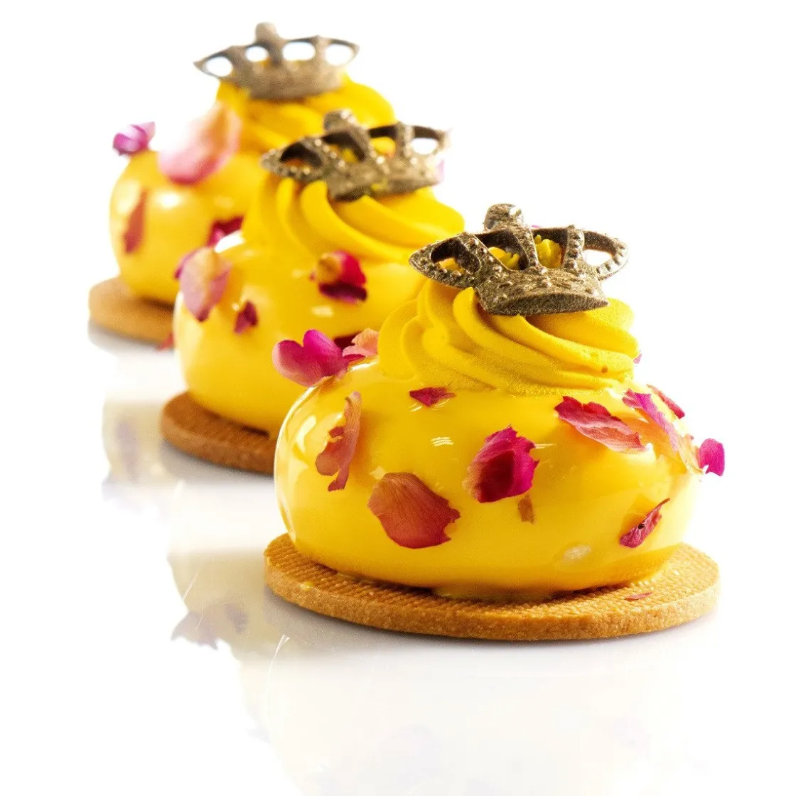 Dobla Chocoladedecoratie Gouden Kroon (200 stuks)* Chocolade Decoraties|Chocolade Decoraties