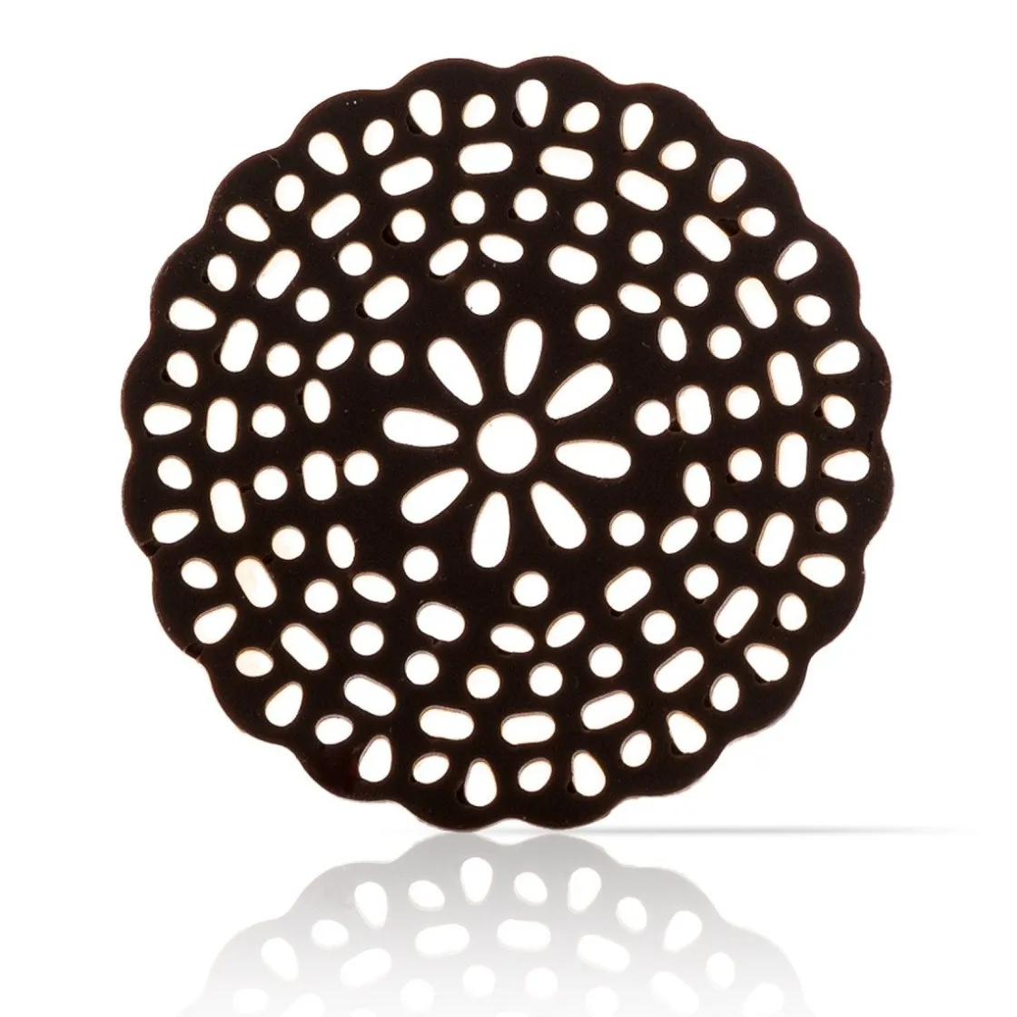 Dobla Chocoladedecoratie Lace Rond (216 stuks)* Chocolade Decoraties|Figuur Decoraties