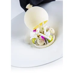 Dobla Chocoladedecoratie Bol Velvet Wit (22 stuks)* Chocolade Decoraties|Chocolade Decoraties