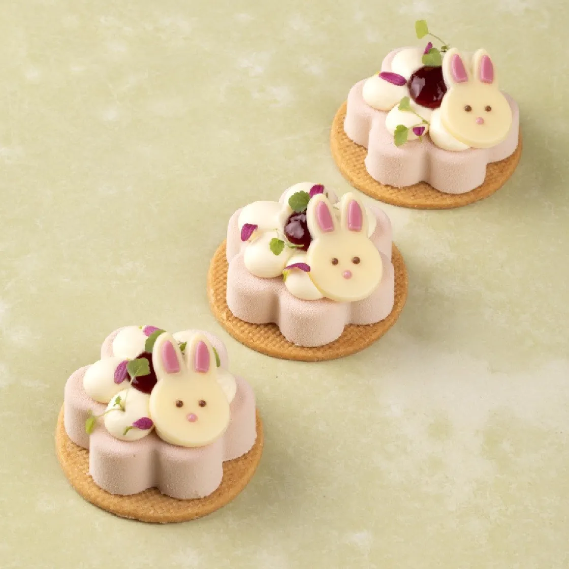 Dobla Chocoladedecoratie Paashaas Wit (90 stuks)* Chocolade Decoraties|Chocolade Decoraties