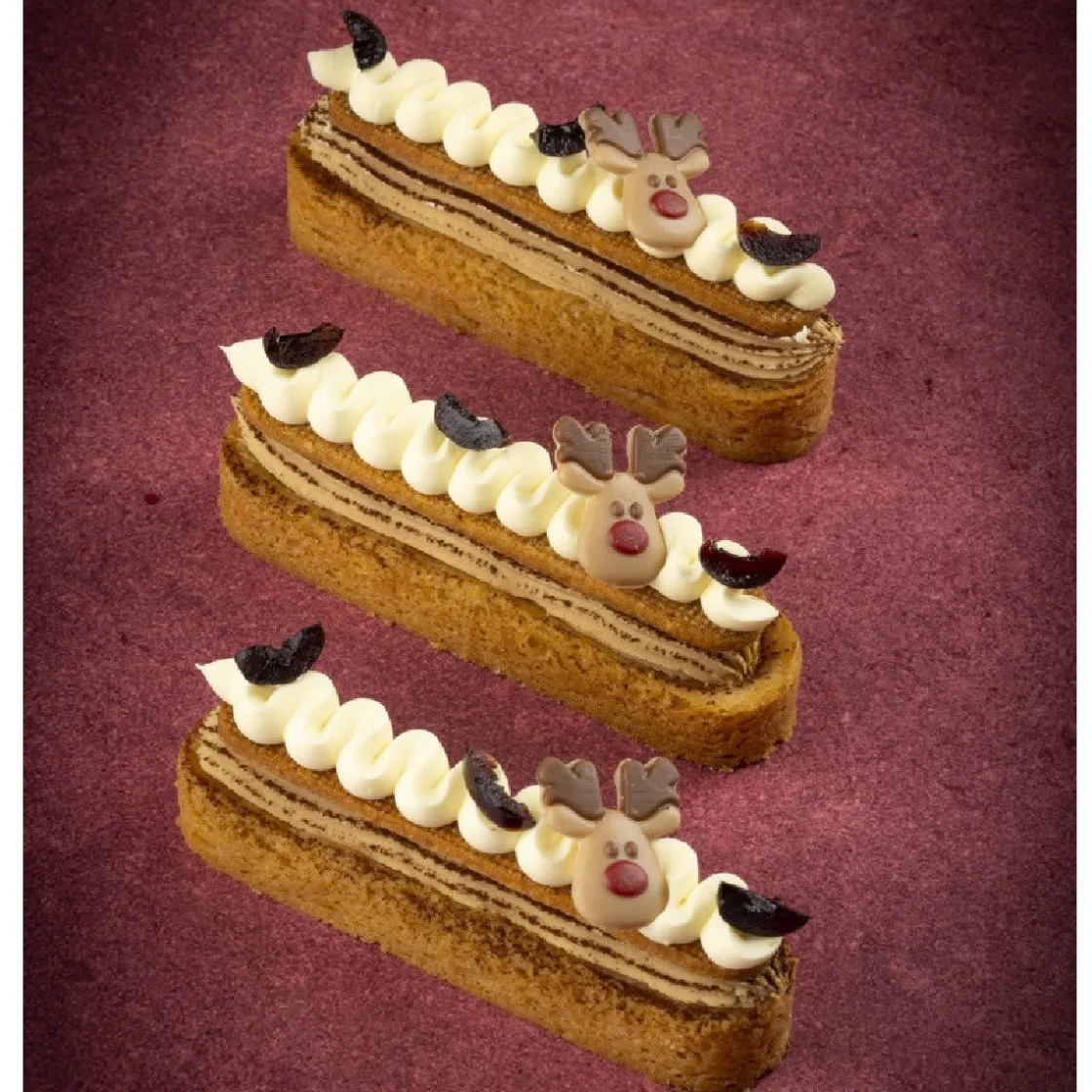 Dobla Chocoladedecoratie Rendier (90 stuks)* Figuur Decoraties|Chocolade Decoraties