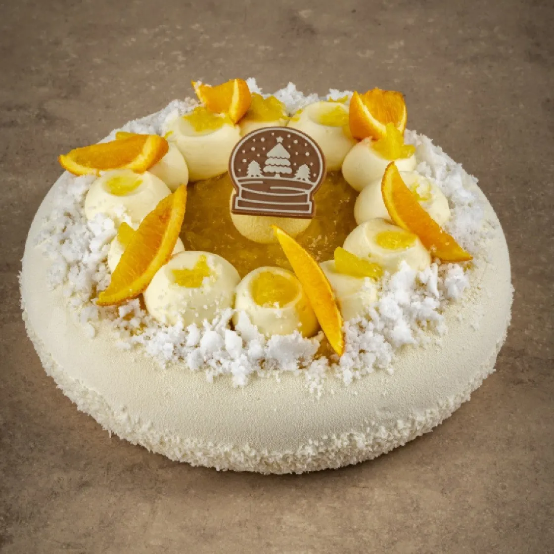 Dobla Chocoladedecoratie Sneeuwbol (144 stuks)* Figuur Decoraties|Chocolade Decoraties