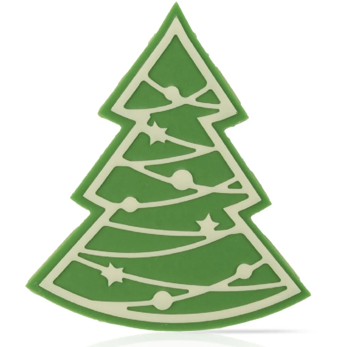 Dobla Chocoladedecoratie Kerstboom Groen (72 stuks)* Figuur Decoraties|Chocolade Decoraties