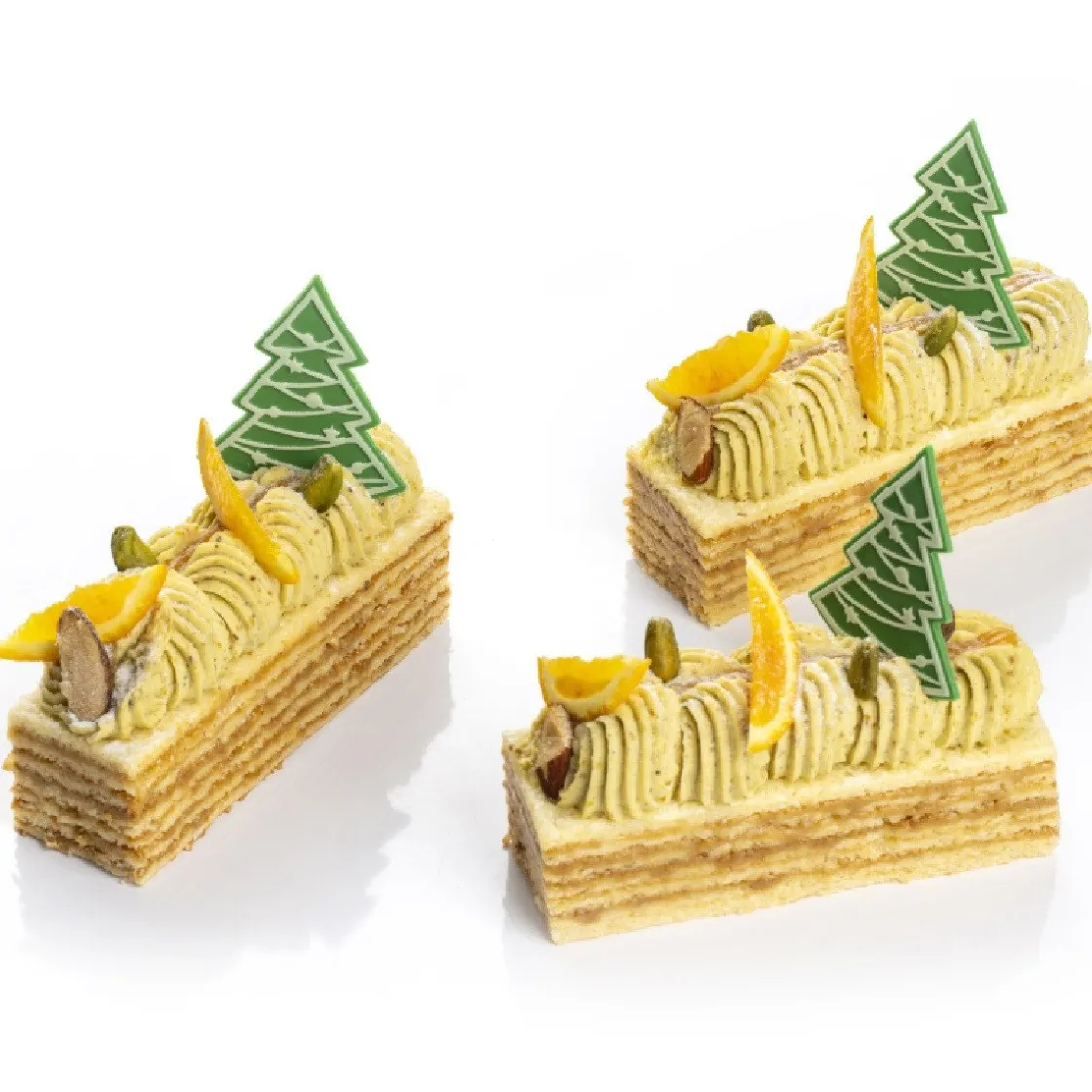 Dobla Chocoladedecoratie Kerstboom Groen (72 stuks)* Figuur Decoraties|Chocolade Decoraties