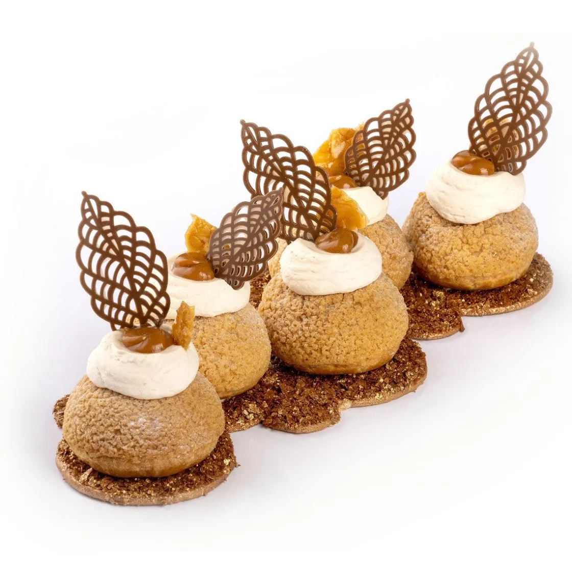 Dobla Chocoladedecoratie Lace Blaadjes Assortiment (144st)* Chocolade Decoraties|Chocolade Decoraties