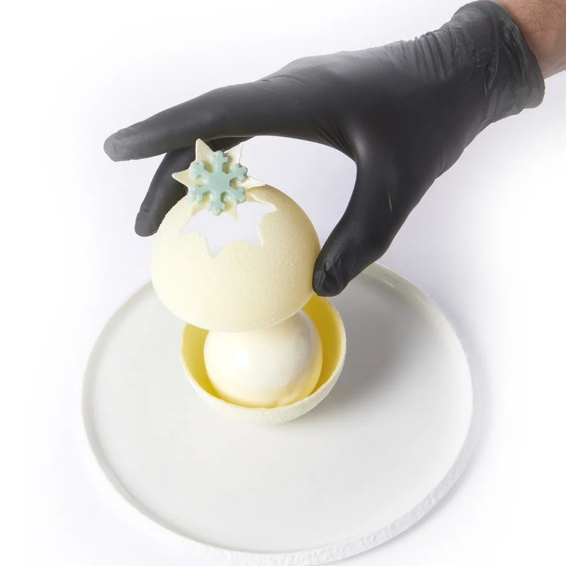 Dobla Chocoladedecoratie Sneeuwvlok (236 stuks)* Chocolade Decoraties|Figuur Decoraties