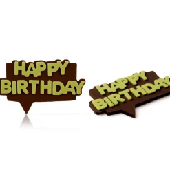 Dobla Chocoladedecoratie Happy Birthday (150 stuks)* Chocolade Decoraties|Chocolade Decoraties