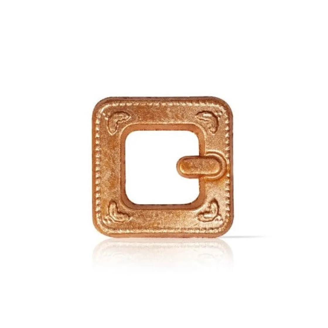 Dobla Chocoladedecoratie Kerstman Riem/Gesp Brons (132 st)* Figuur Decoraties|Chocolade Decoraties