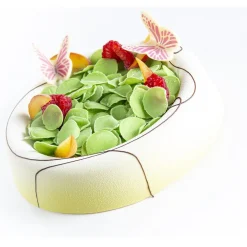 Dobla Chocoladedecoratie Vlinders Roze/Wit (120 stuks)* Chocolade Decoraties|Chocolade Decoraties