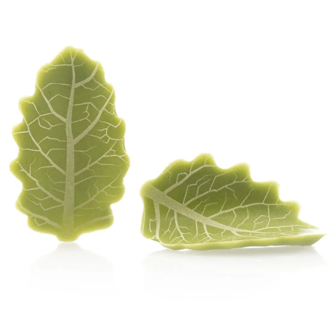 Dobla Chocoladedecoratie Gebogen Blad Groen (144 stuks)* Chocolade Decoraties|Chocolade Decoraties