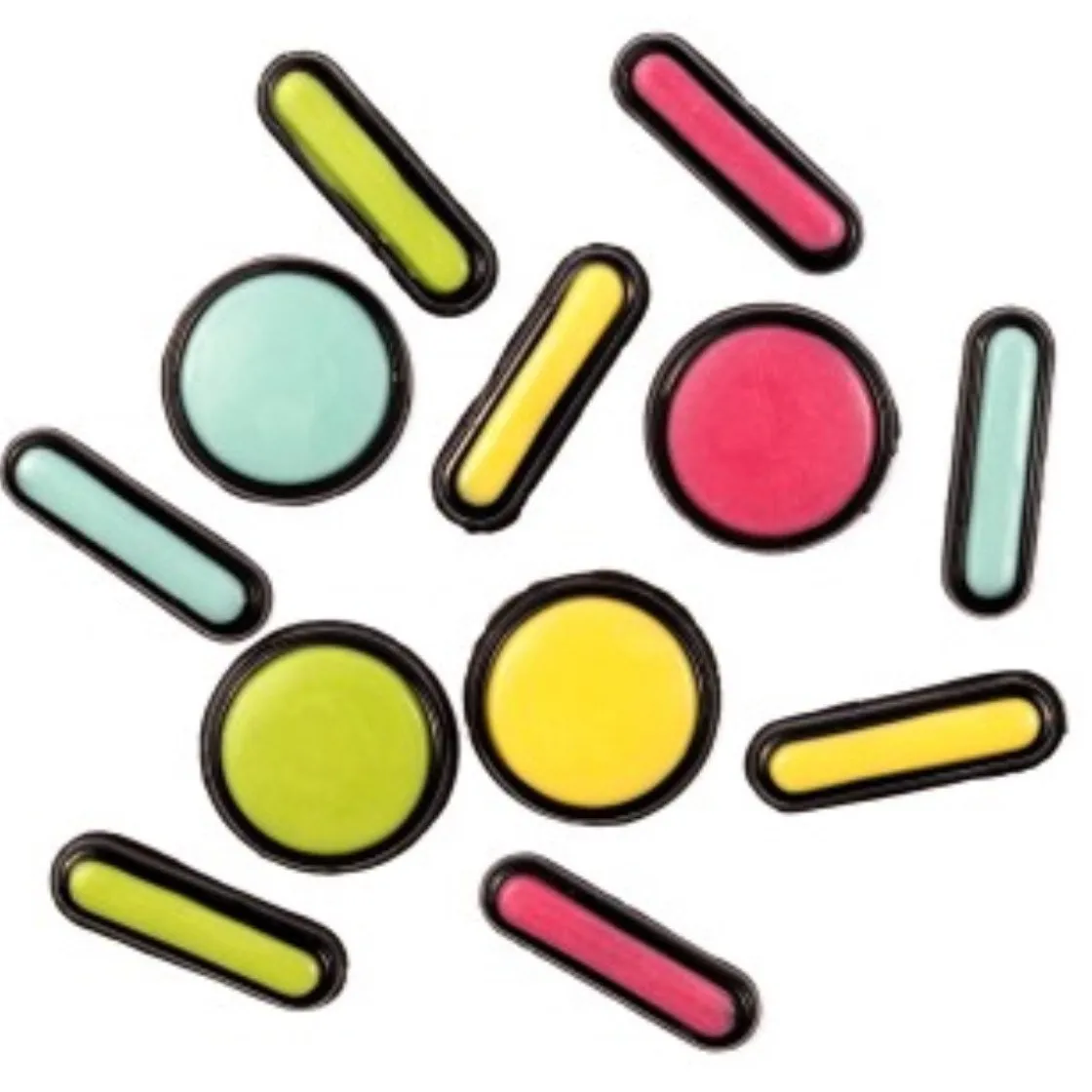 Dobla Chocoladedecoratie Cartoon Assortiment (224 stuks)* Figuur Decoraties|Chocolade Decoraties