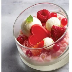 Dobla Chocoladedecoratie Hart Rood (395 stuks)* Figuur Decoraties|Chocolade Decoraties