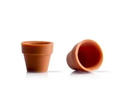 Dobla Chocoladedecoratie Bloempot Mini (24 stuks)* Chocolade Decoraties|Chocolade Decoraties
