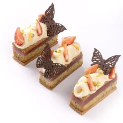 Dobla Chocoladedecoratie Vlinder Puur (96 stuks)* Chocolade Decoraties|Chocolade Decoraties