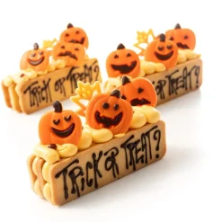 Dobla Chocoladedecoratie Pompoen Gezichten (90 stuks)* Figuur Decoraties|Chocolade Decoraties