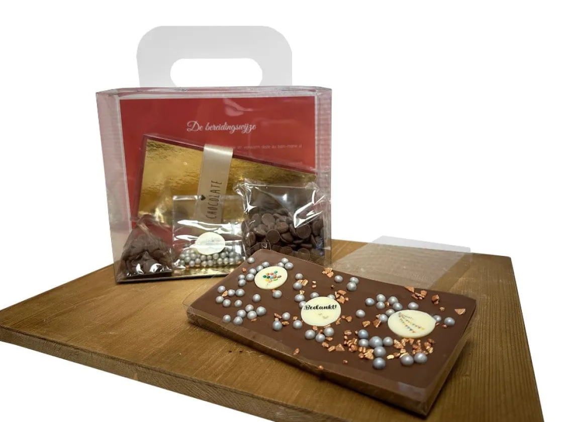 Overig Doe-Het-Zelf Chocolade Reep Pakket Melk* Chocolade|Bakpakketten