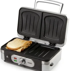 Domo Snackmaker 3-in-1 (Tosti-Grill-Wafel)* Bak- En Kookapparaten