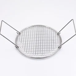 Overig Doorhaalrekje RVS Ø20 cm. met handgrepen* Vorkjes, Rekjes En Toebehoren