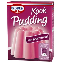 Dr. Oetker Kookpudding Framboos 75g* Dessertmixen|Roompoeders