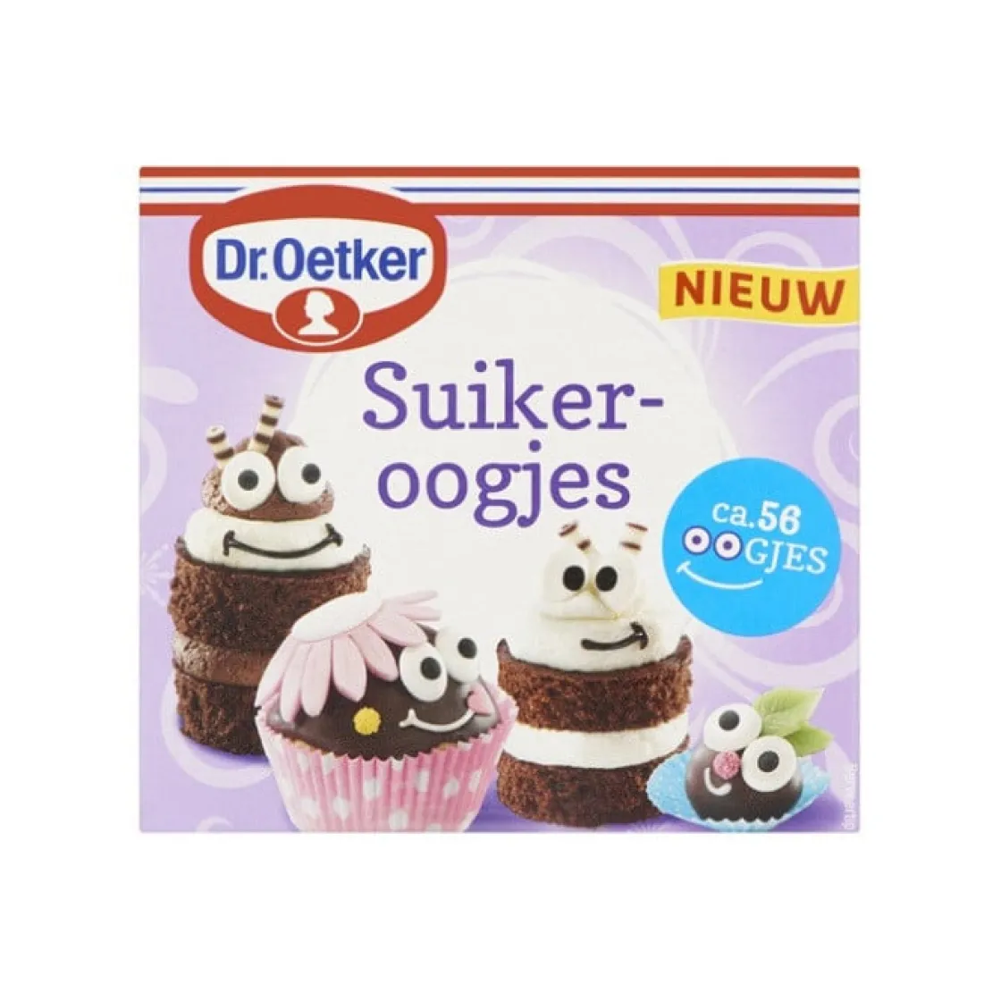 Dr. Oetker Suikerfiguren Oogjes 56st. (Ø10mm)* Figuur Decoraties