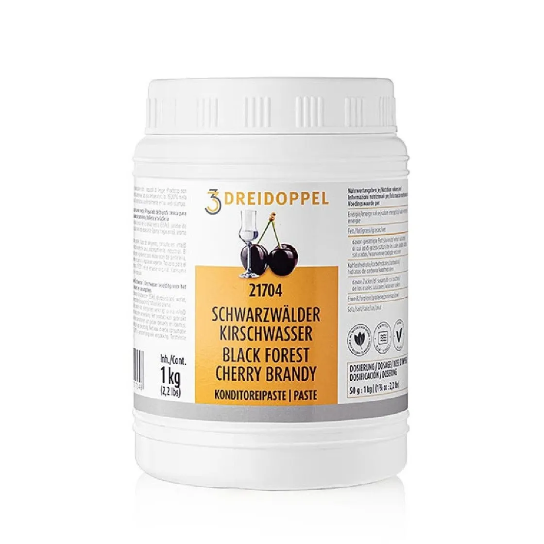 Dreidoppel Compound Schwarzwälder Kirschwasser 1kg* Smaakpasta|Smaakstoffen