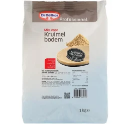 Dr Oetker Professional Dr.Oetker Prof. Kruimelbodem mix 1kg* Banketmixen|Bekijk Alle Mixen