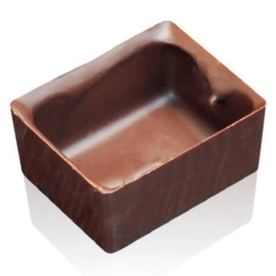 DV Foods DV Chocoladedecoratie Kuipje Rechthoek Melk 70st.* Chocolade Decoraties|Chocolade Decoraties