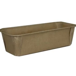Overig Ecopack Bakvorm 20x7,3x6,2cm Naturel (per stuk)*** Bakvormen Papier