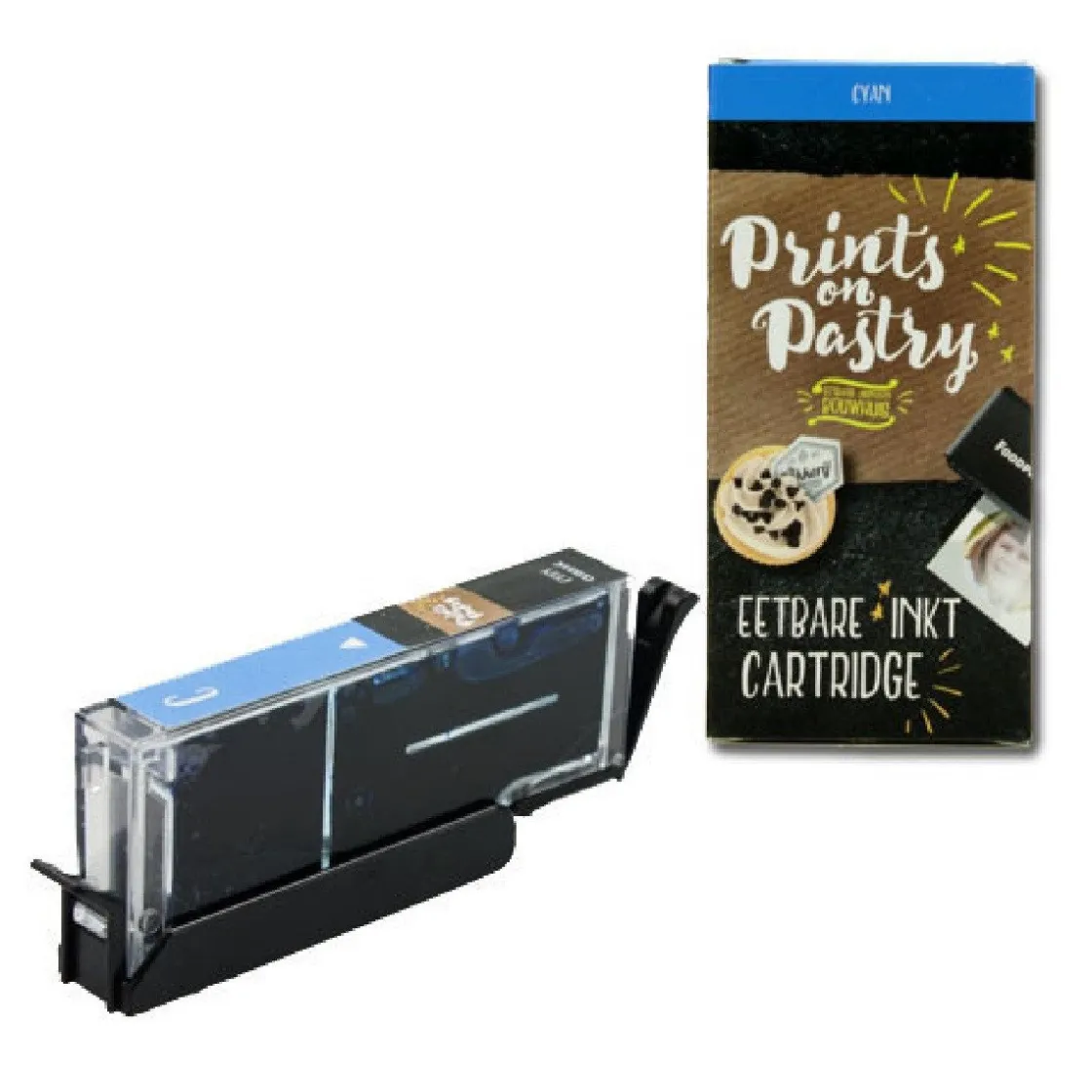 Prints on Pastry Eetbare Inkt Cartridge Blauw XL (CLI-571C)* Eetbare Inkt Cartridges