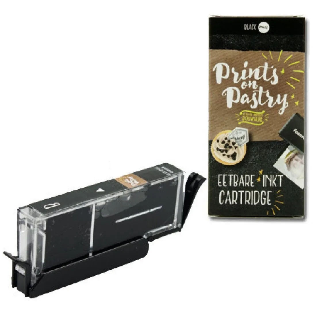 Prints on Pastry Eetbare Inkt Cartridge Zwart-klein XL (CLI-551B)* Eetbare Inkt Cartridges